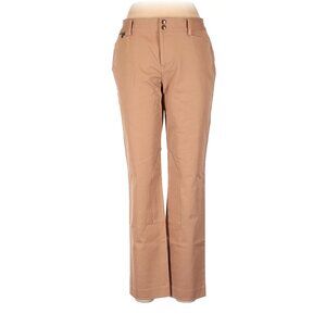 Lauren Ralph Lauren Petite Khaki Color Knee Patch Casual Pants Size 10P